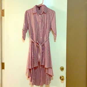 A long sleeve dress